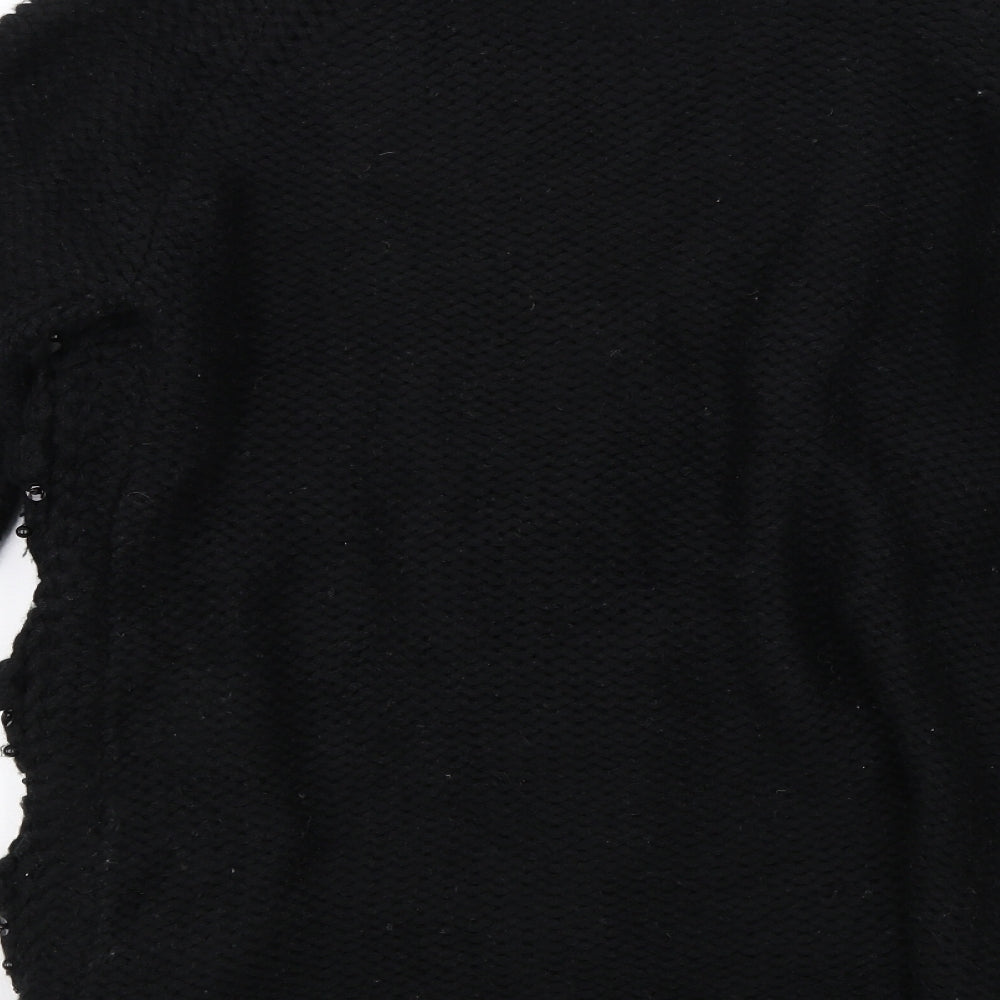 Zara Womens Black   Pullover Jumper Size M