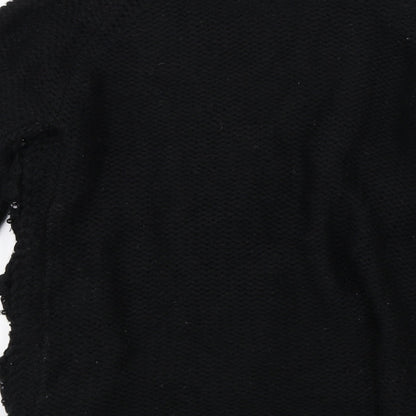 Zara Womens Black   Pullover Jumper Size M