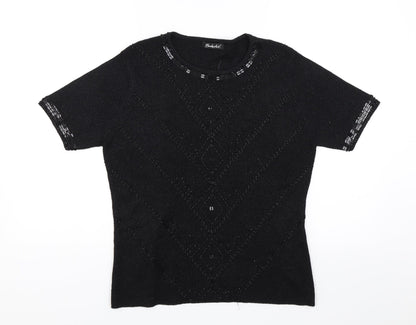 Berketex Womens Black   Jersey T-Shirt Size 14