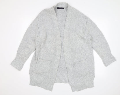 M&S Womens Grey   Cardigan Jumper Size M