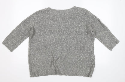 M&Co. Womens Grey   Pullover Jumper Size S