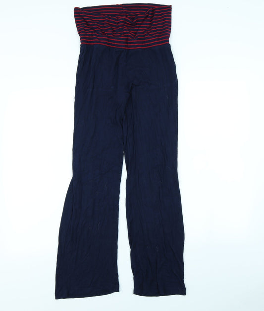 Womens UK Size 8 Preworn Regular Fit  Blue Trousers