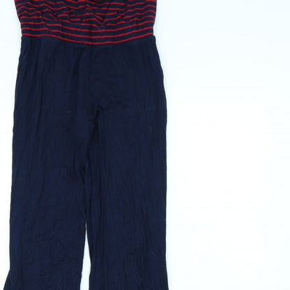 Womens UK Size 8 Preworn Regular Fit  Blue Trousers