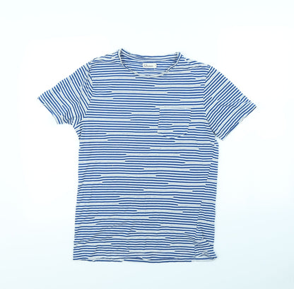 Womens UK Size M Another Influence Blue Basic T-Shirt