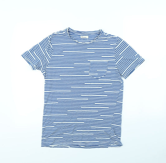 Womens UK Size M Another Influence Blue Basic T-Shirt