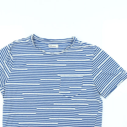 Womens UK Size M Another Influence Blue Basic T-Shirt