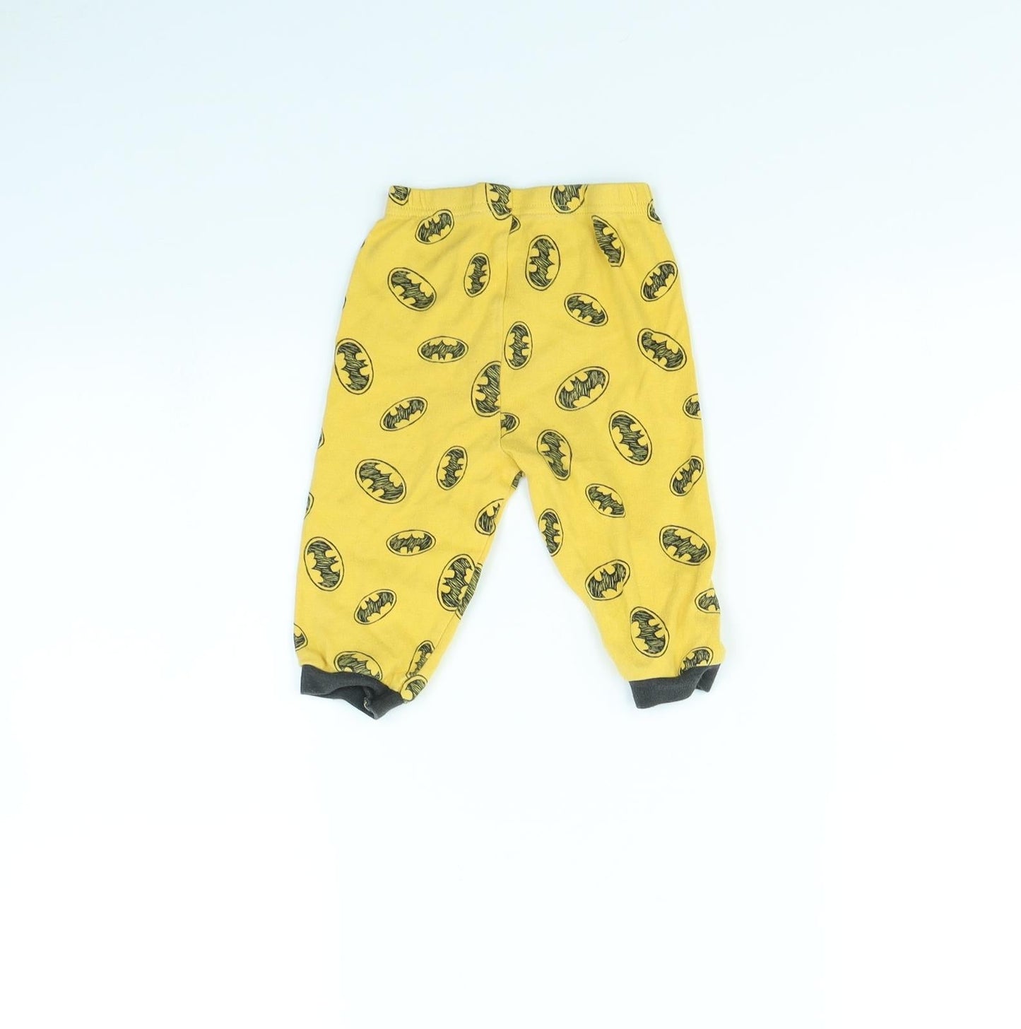 George Boys Yellow Spotted  Jogger Trousers Size 9 Months  - Batman