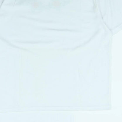 Womens UK Size M EA White Basic T-Shirt
