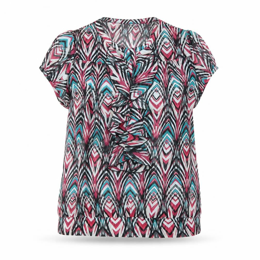 Womens UK Size 16 Epilogue Multicoloured Basic Button-Up