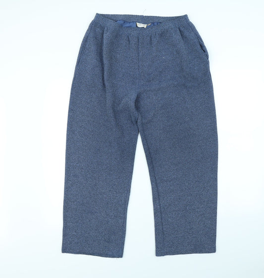 Womens UK Size M Bonmarché Regular Fit  Blue Trousers