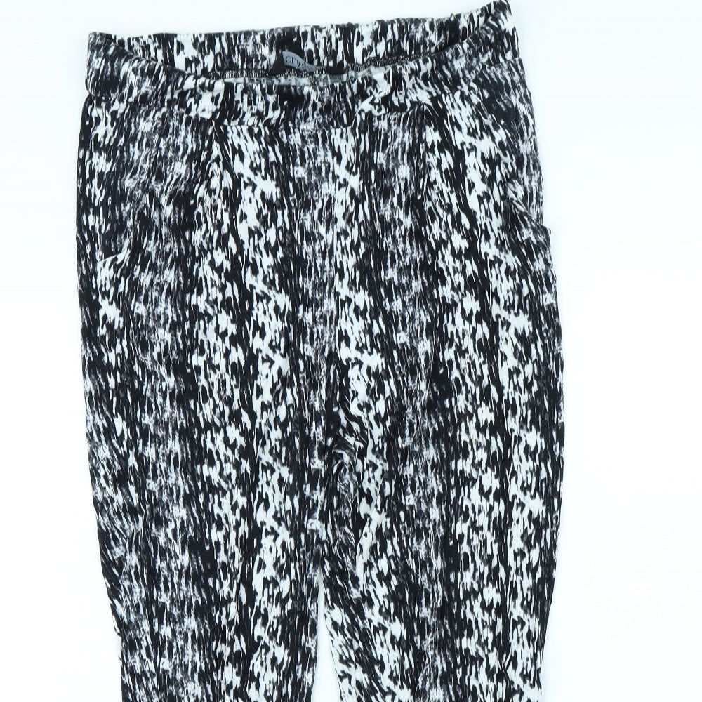 Womens UK Size 12 Classic Regular Fit  Black Trousers