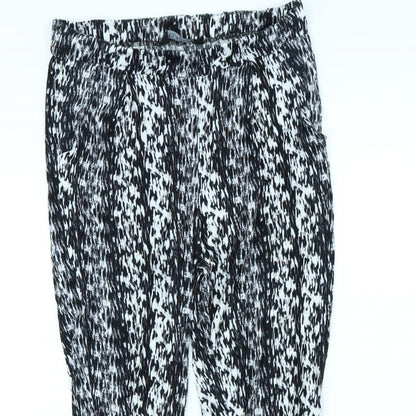 Womens UK Size 12 Classic Regular Fit  Black Trousers