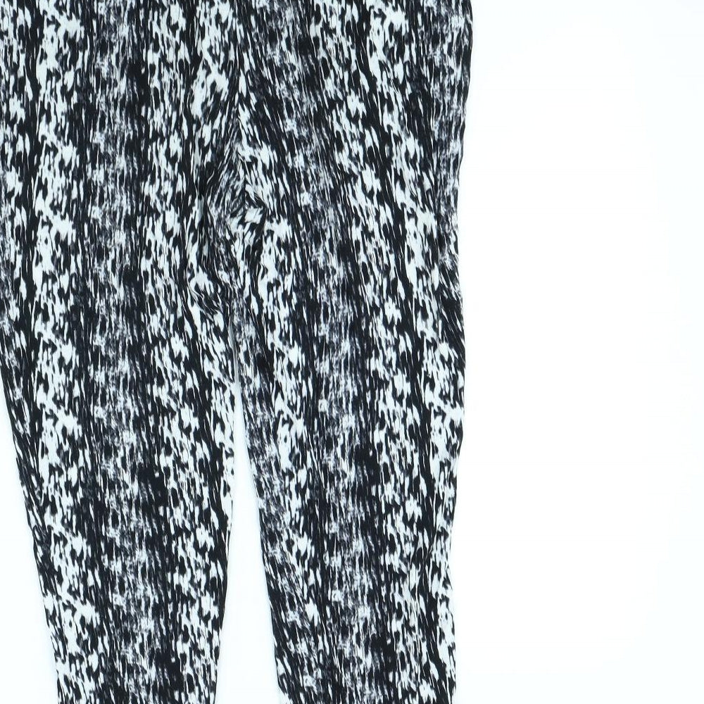 Womens UK Size 12 Classic Regular Fit  Black Trousers