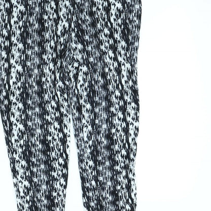 Womens UK Size 12 Classic Regular Fit  Black Trousers