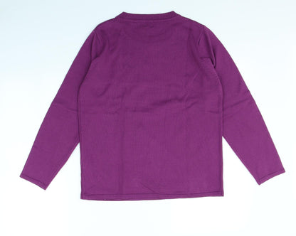 Casamia Womens Purple   Pullover Jumper Size S