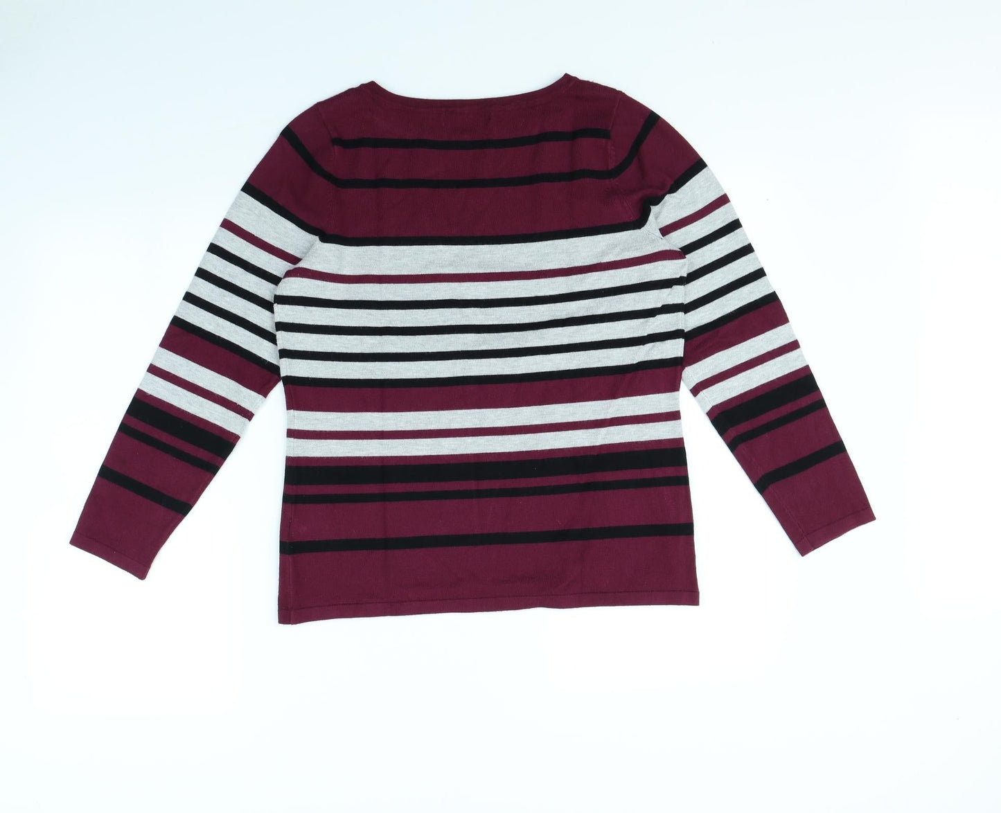 Bonmarché Womens Multicoloured Striped  Pullover Jumper Size S