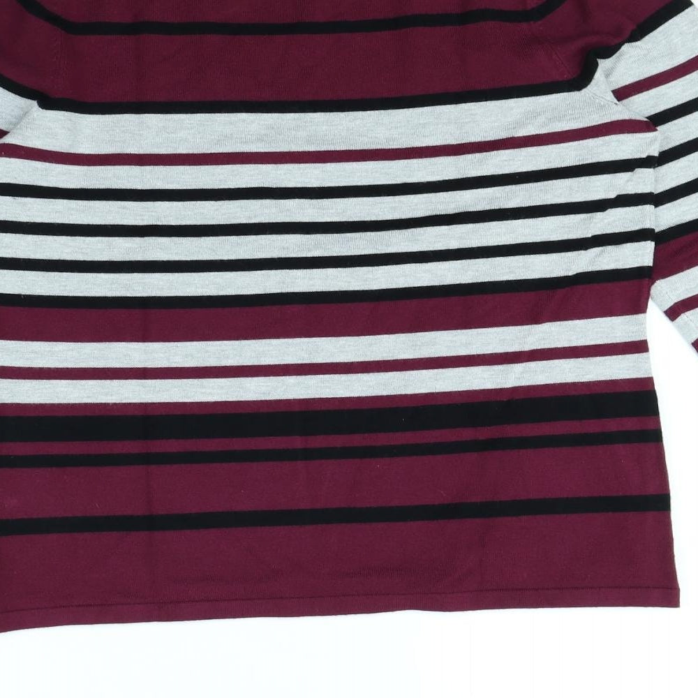 Bonmarché Womens Multicoloured Striped  Pullover Jumper Size S