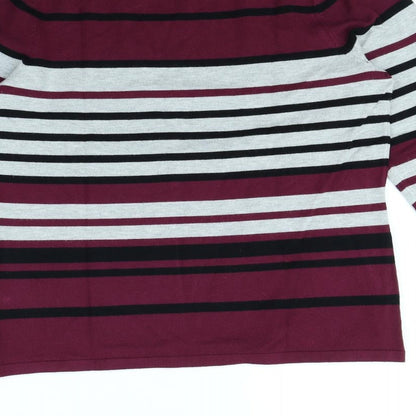 Bonmarché Womens Multicoloured Striped  Pullover Jumper Size S
