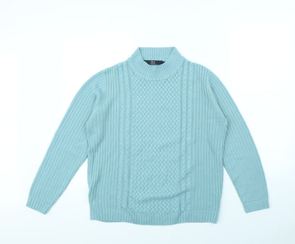 isle Womens Blue   Pullover Jumper Size M