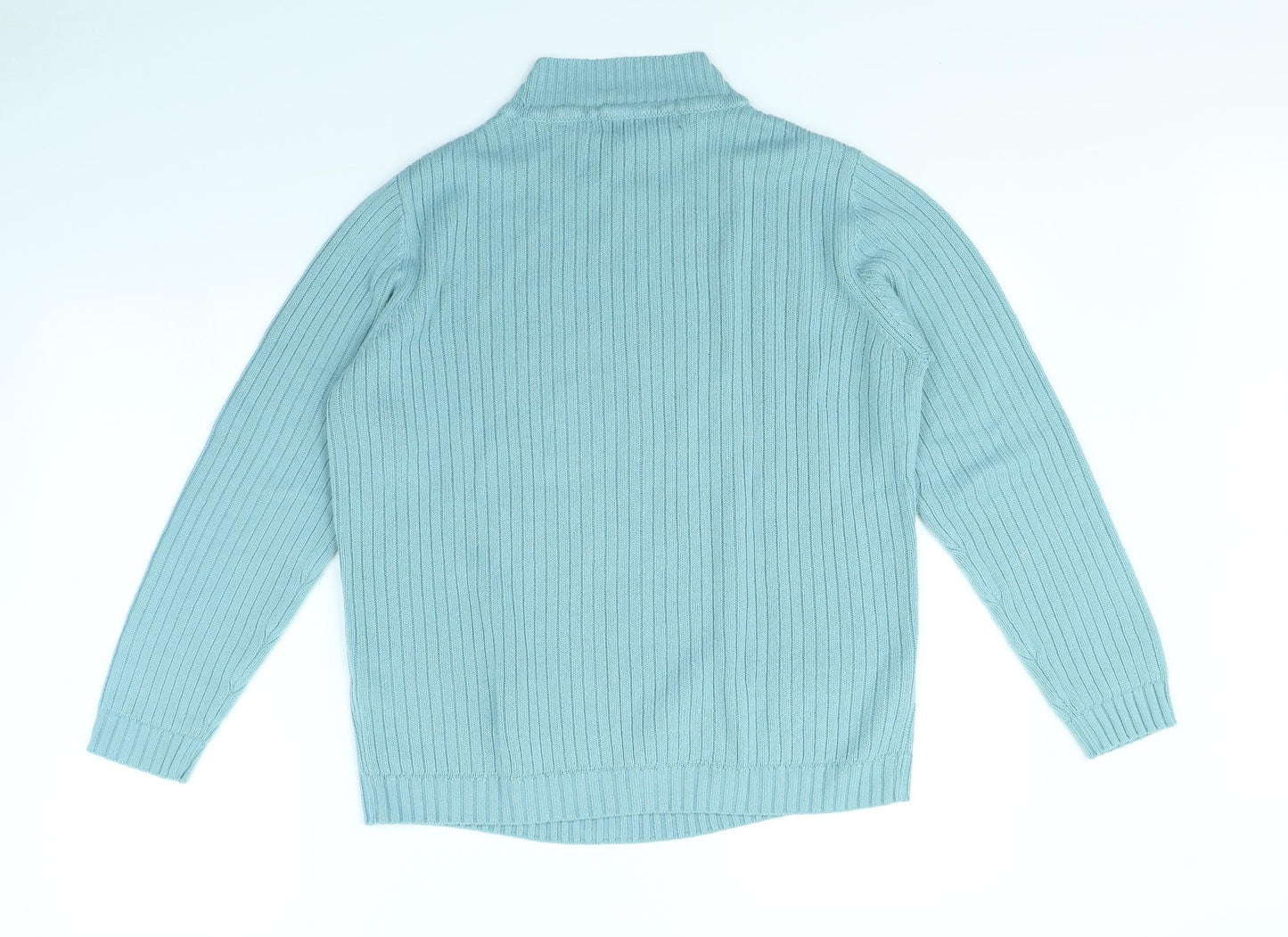 isle Womens Blue   Pullover Jumper Size M