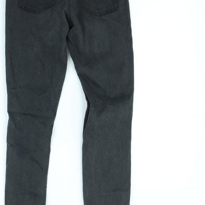 Womens UK Size 8 H&M Regular Fit Skinny Black Jeans