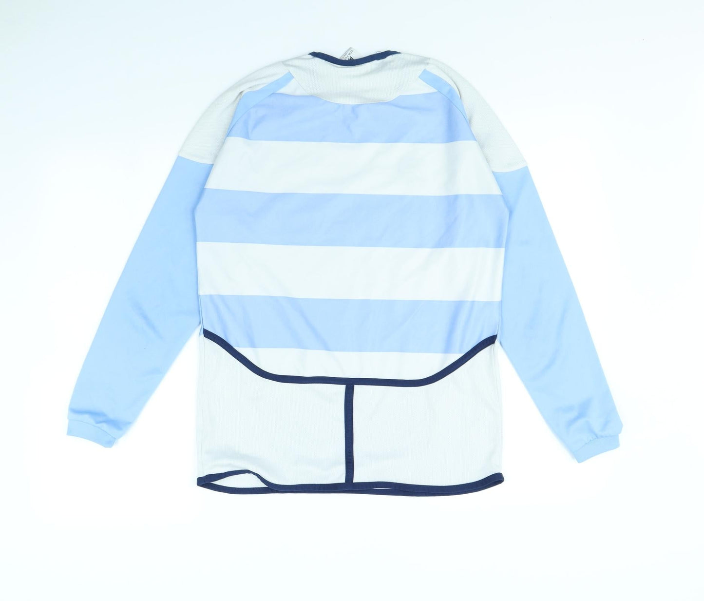 Patrick Boys Blue Striped  Basic T-Shirt Size 11-12 Years
