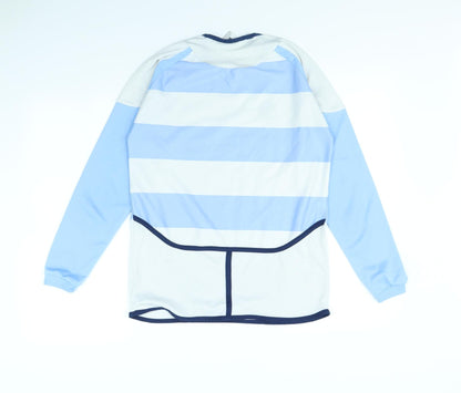 Patrick Boys Blue Striped  Basic T-Shirt Size 11-12 Years