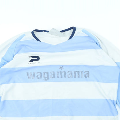 Patrick Boys Blue Striped  Basic T-Shirt Size 11-12 Years