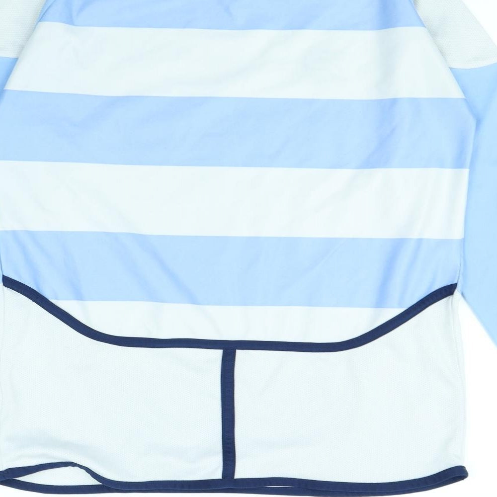 Patrick Boys Blue Striped  Basic T-Shirt Size 11-12 Years