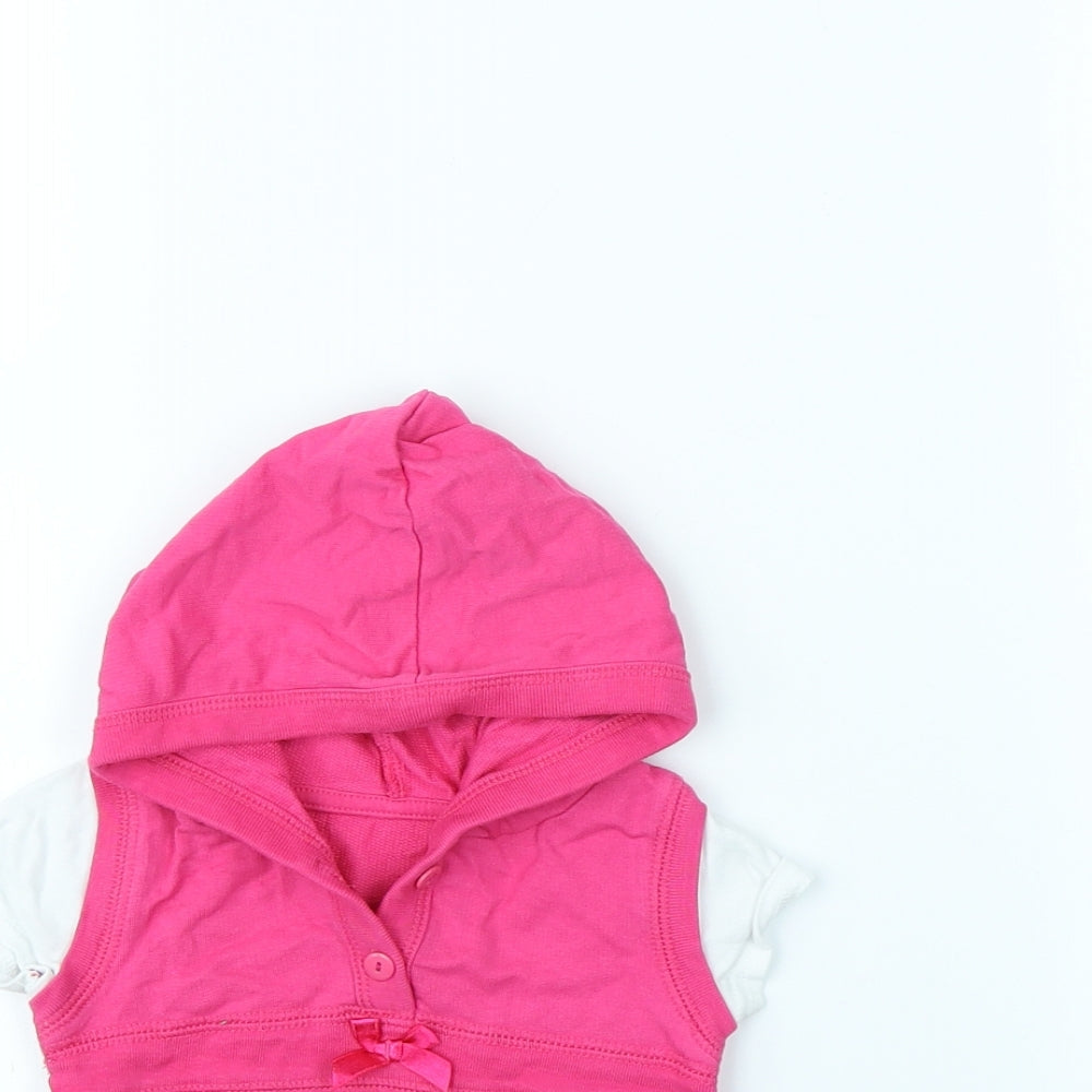 George Girls Pink   Pullover Jumper Size 3-6 Months  - Minnie mouse