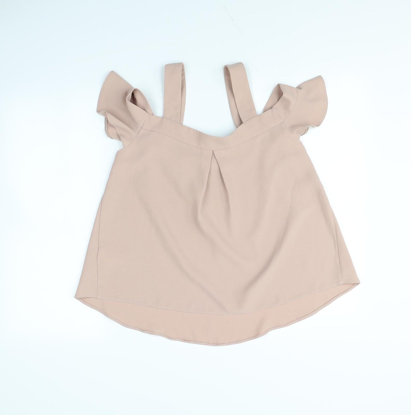 Womens UK Size 8 Topshop Pink Basic Blouse