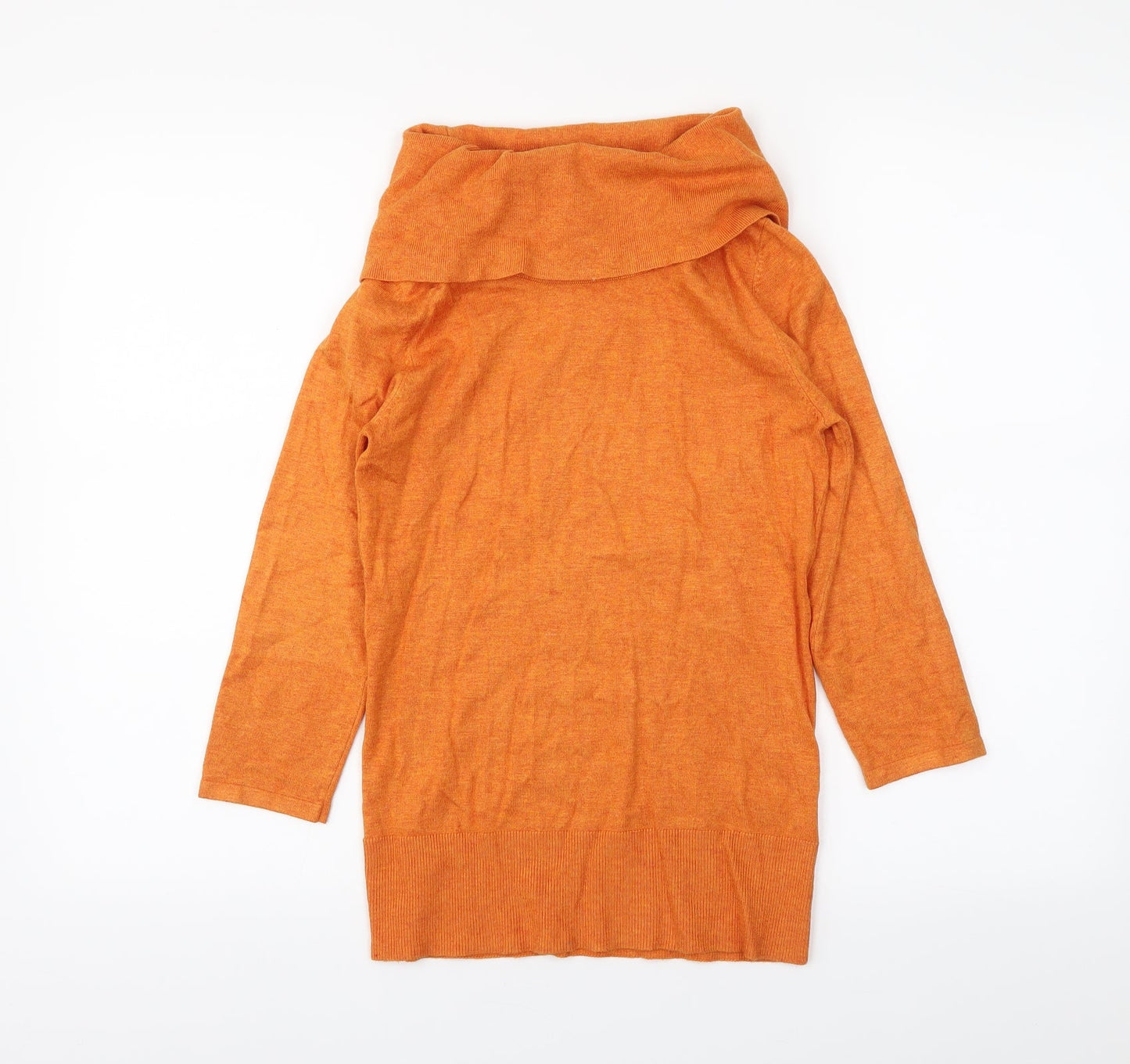 Mosaic Womens Orange   Basic T-Shirt Size S