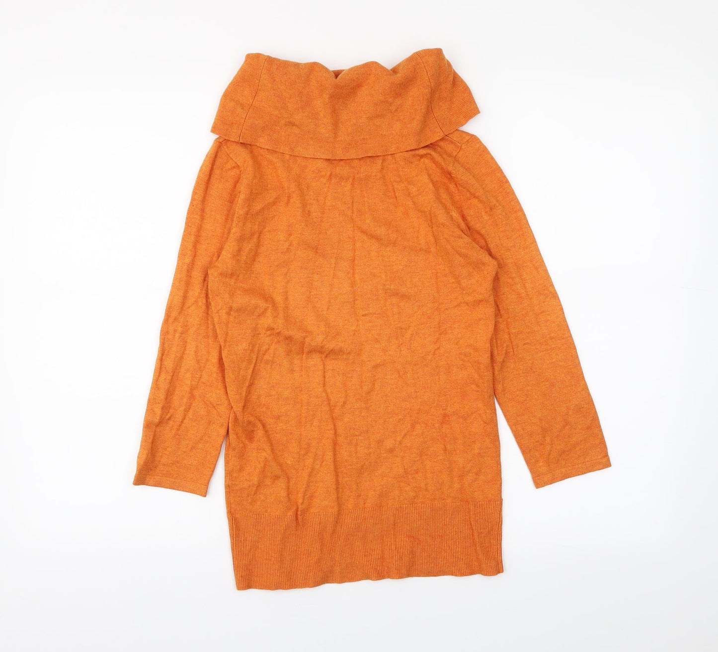 Mosaic Womens Orange   Basic T-Shirt Size S