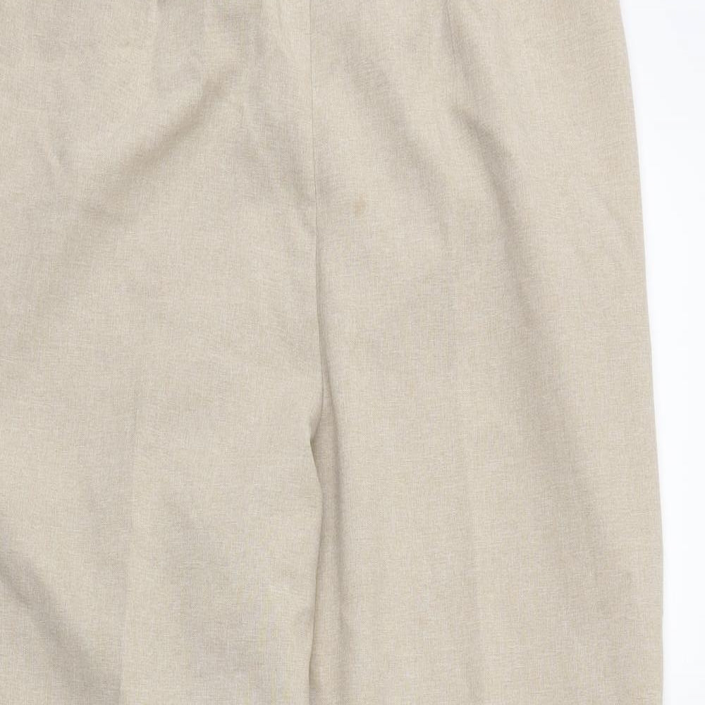 M&S Womens Beige   Trousers  Size 20 L24 in