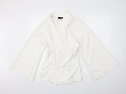 PRETTYLITTLETHING Womens White   Playsuit One-Piece Size 6 L4 in