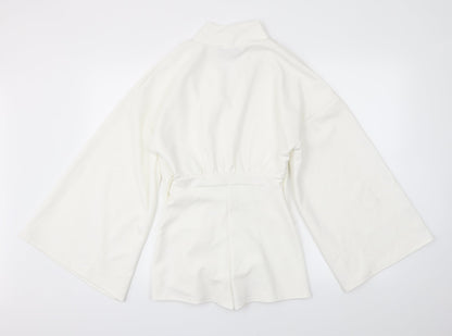 PRETTYLITTLETHING Womens White   Playsuit One-Piece Size 6 L4 in