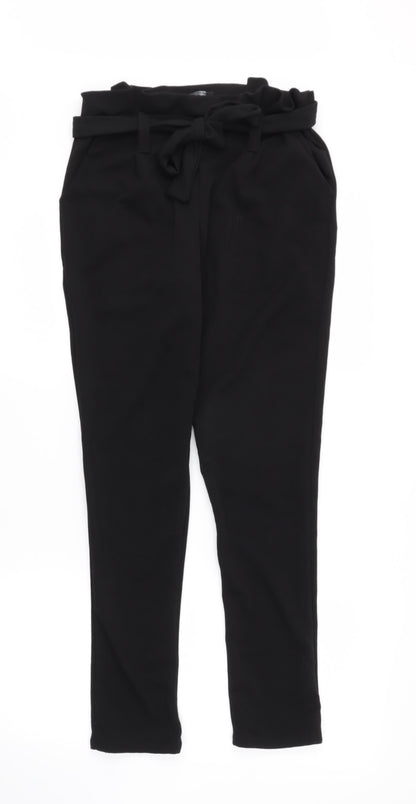 Select Womens Black   Trousers  Size 8 L27 in