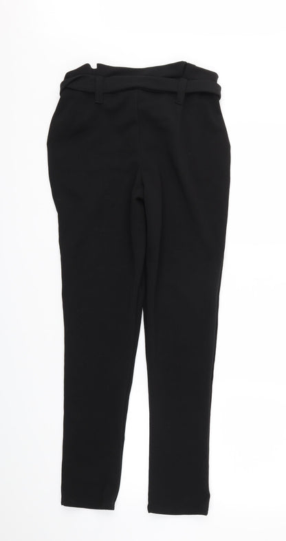 Select Womens Black   Trousers  Size 8 L27 in