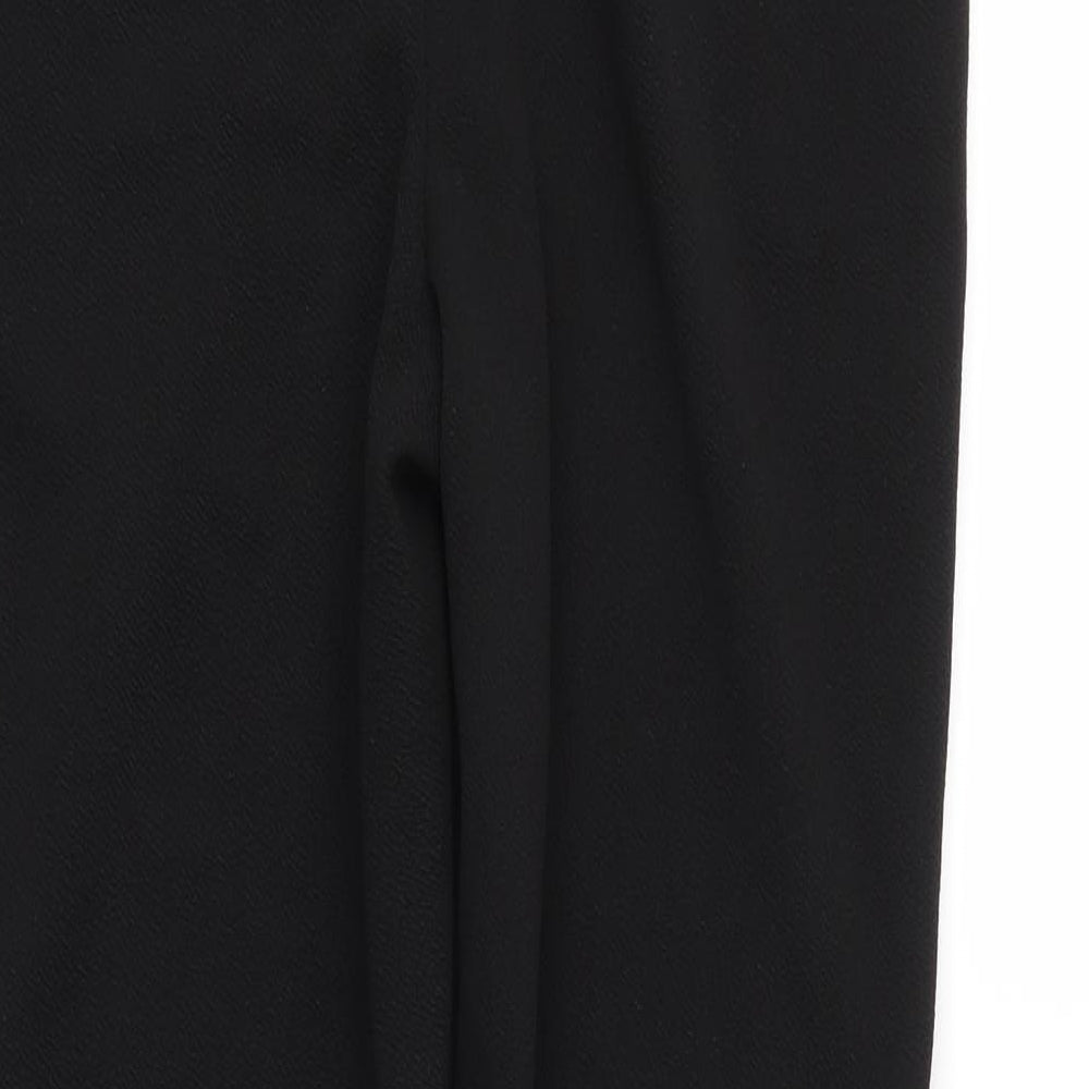 Select Womens Black   Trousers  Size 8 L27 in