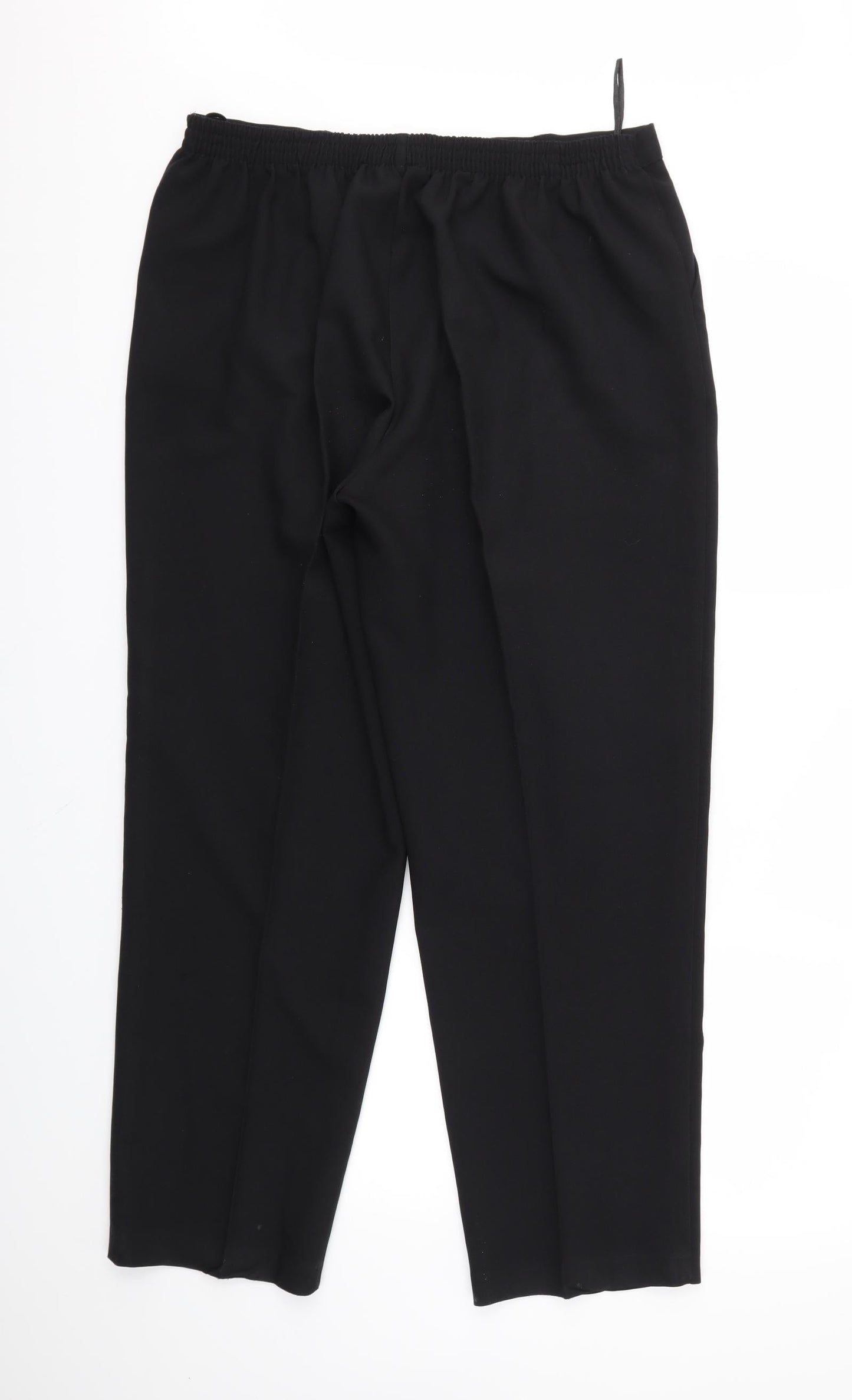Womens UK Size 34 in Preworn Regular Fit  Black Trousers