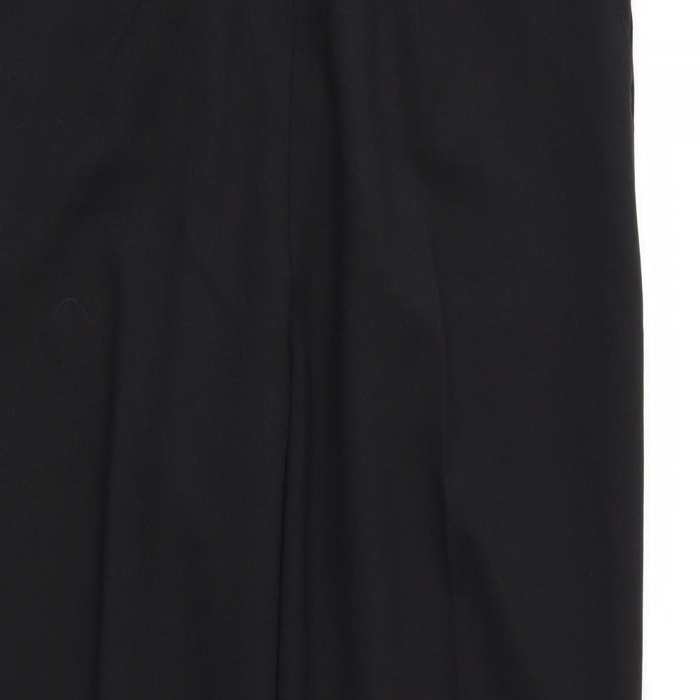 Womens UK Size 34 in Preworn Regular Fit  Black Trousers