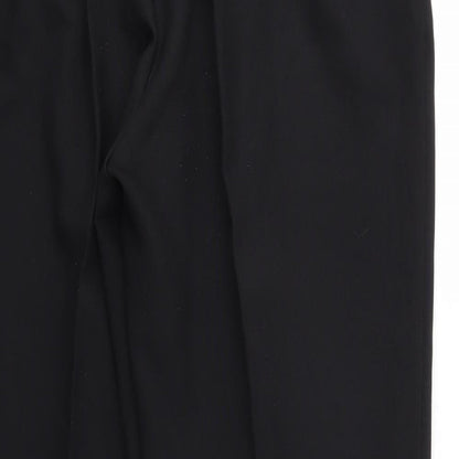 Womens UK Size 34 in Preworn Regular Fit  Black Trousers