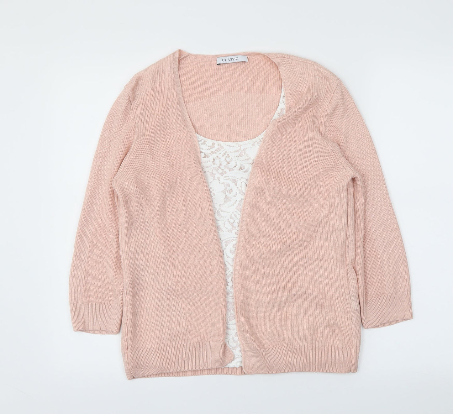 M&S Womens Pink   Pullover Jumper Size 12