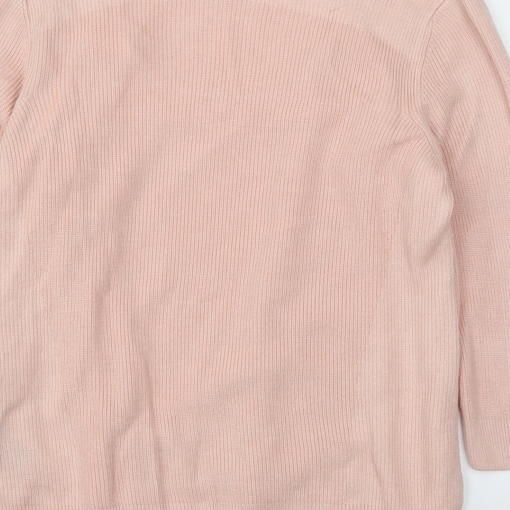 M&S Womens Pink   Pullover Jumper Size 12