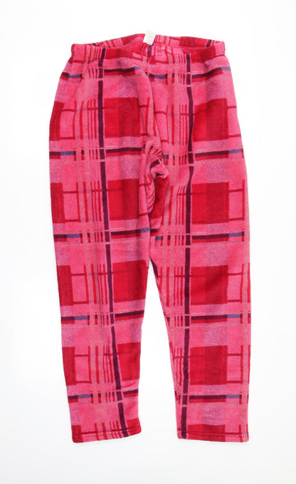 Preworn Womens Pink Plaid  Capri One Piece Size L