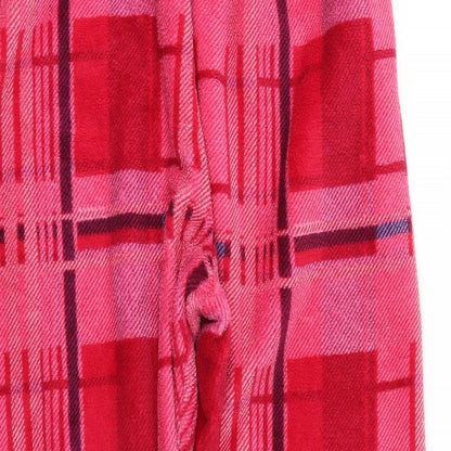 Preworn Womens Pink Plaid  Capri One Piece Size L