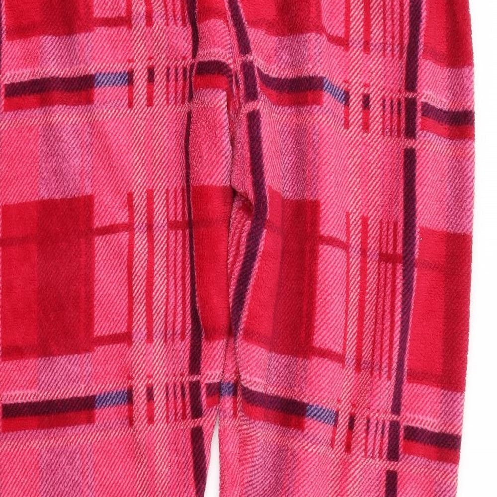 Preworn Womens Pink Plaid  Capri One Piece Size L