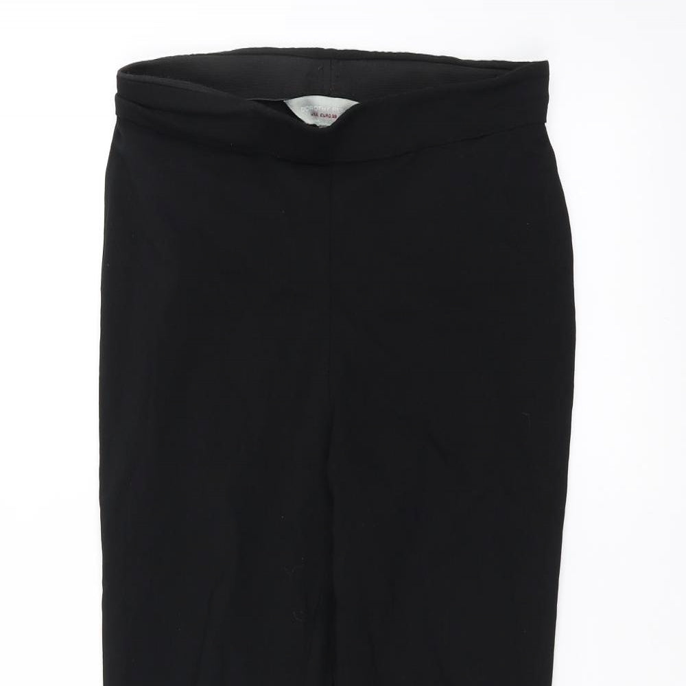Womens UK Size 10 Dorothy Perkins Regular Fit  Black Trousers