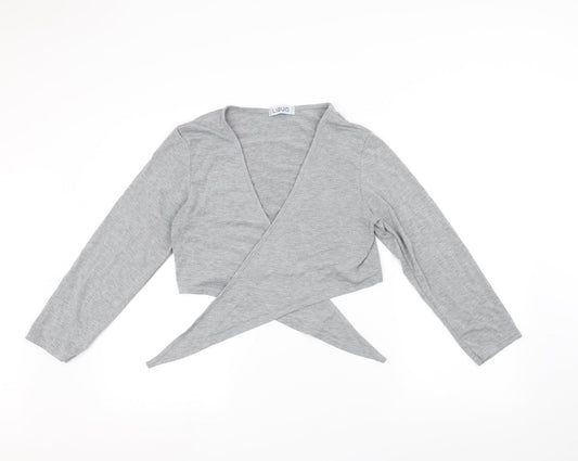 Liquid Womens Grey   Cardigan Jumper Size 16