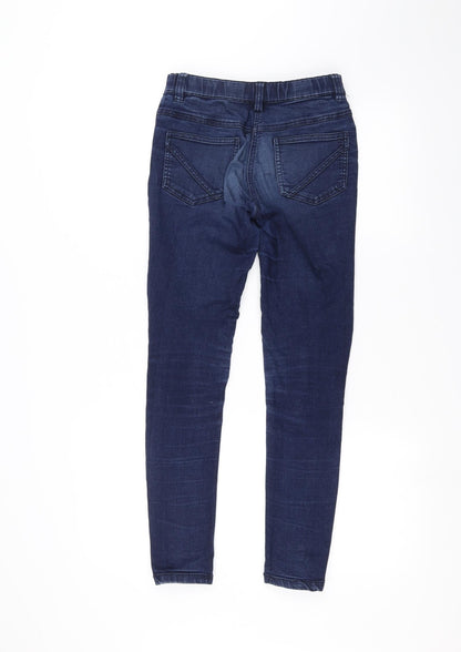 NEXT Girls Blue  Denim Skinny Jeans Size 11 Years